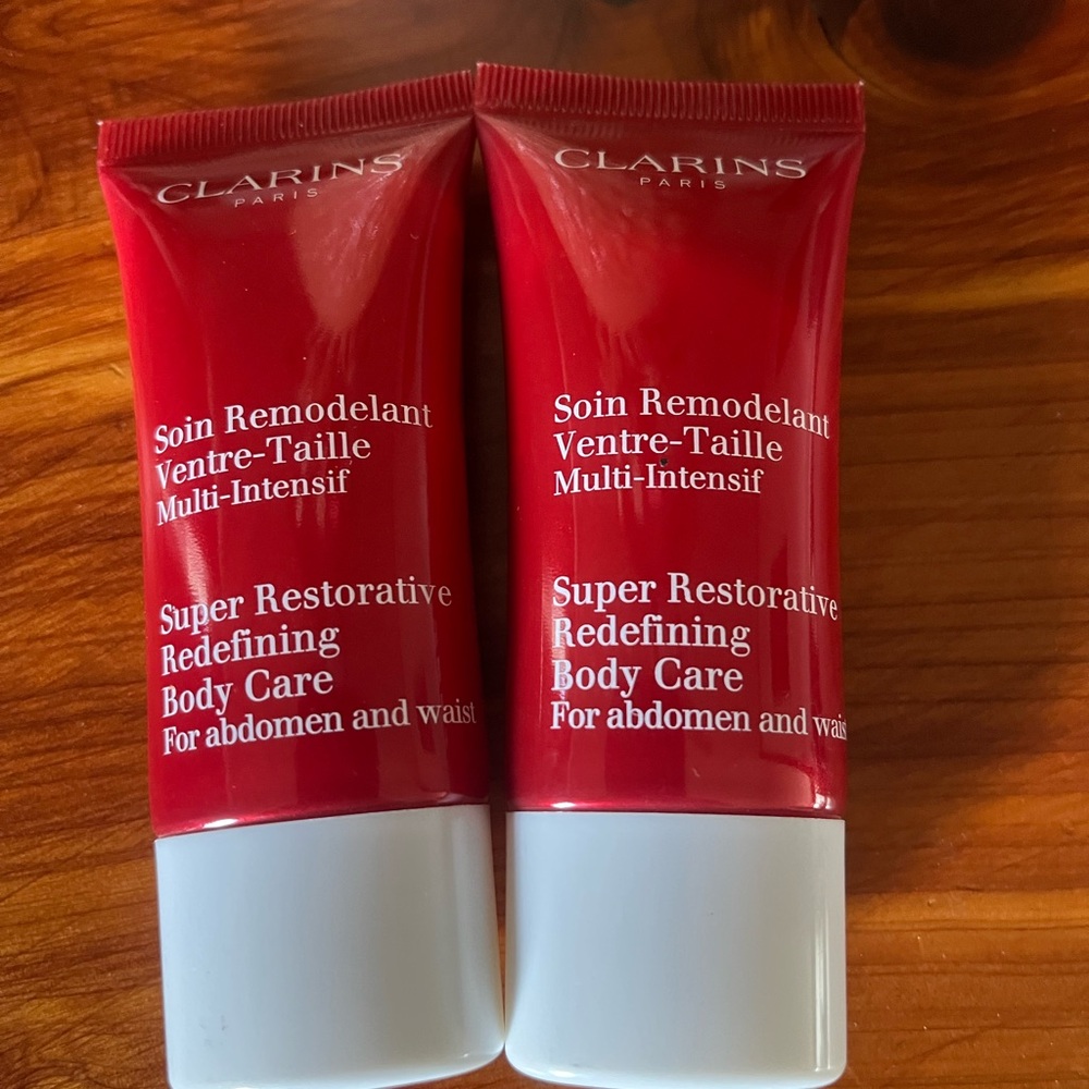 Clarins Super Restorative Redefining Body Care. 2 creams 1oz each